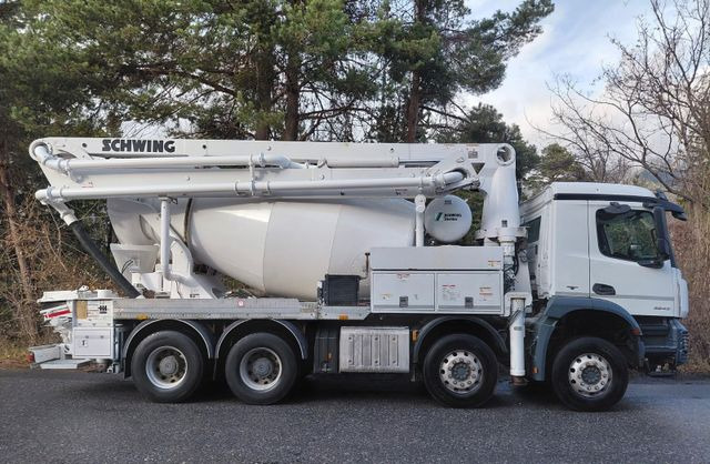 Mercedes-Benz Arocs 3243 8x4, E6, Schwing 24m, Stetter 7m3 - Betono siurblys: foto 3 Mercedes-Benz Arocs 3243 8x4, E6, Schwing 24m, Stetter 7m3 - Betono siurblys: foto 3