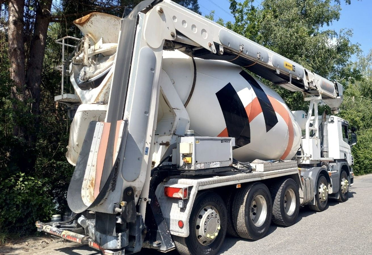 Scania P450 LB 10x4,E6,Stetter 10m³,Förderband/belt 16m - Betonvežis: foto 5 Scania P450 LB 10x4,E6,Stetter 10m³,Förderband/belt 16m - Betonvežis: foto 5