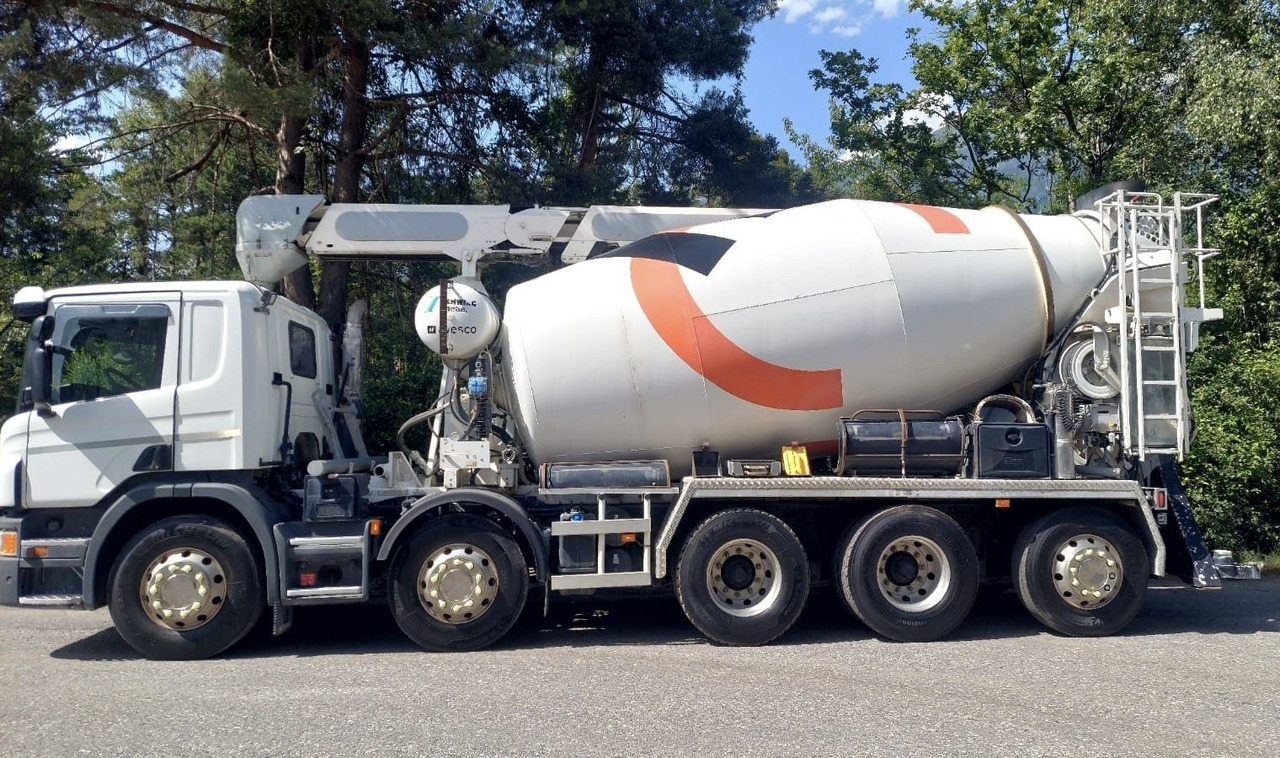 Scania P450 LB 10x4,E6,Stetter 10m³,Förderband/belt 16m - Betonvežis: foto 3 Scania P450 LB 10x4,E6,Stetter 10m³,Förderband/belt 16m - Betonvežis: foto 3