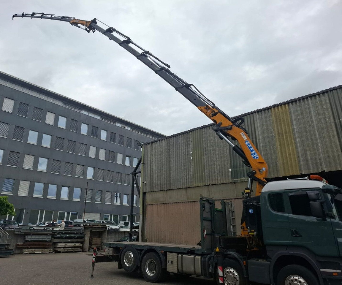 Scania R500 V8 8x2, E5, Effer 585 6S + Flyjib + winch - Sunkvežimis su kranu: foto 3 Scania R500 V8 8x2, E5, Effer 585 6S + Flyjib + winch - Sunkvežimis su kranu: foto 3