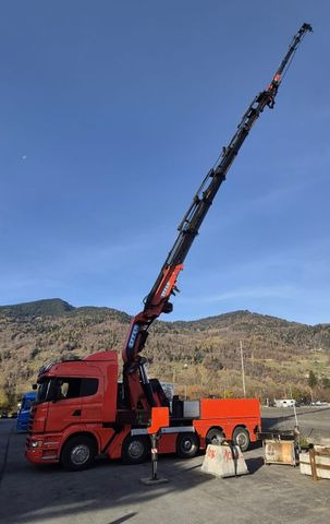 Scania R500 V8 LB10x4, E5, Effer 1750 8S, FLYJIB, 44m - Sunkvežimis su kranu: foto 1 Scania R500 V8 LB10x4, E5, Effer 1750 8S, FLYJIB, 44m - Sunkvežimis su kranu: foto 1
