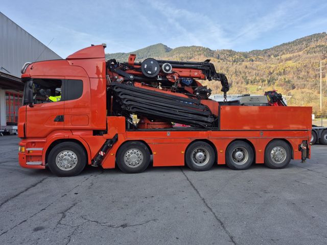 Scania R500 V8 LB10x4, E5, Effer 1750 8S, FLYJIB, 44m - Sunkvežimis su kranu: foto 2 Scania R500 V8 LB10x4, E5, Effer 1750 8S, FLYJIB, 44m - Sunkvežimis su kranu: foto 2