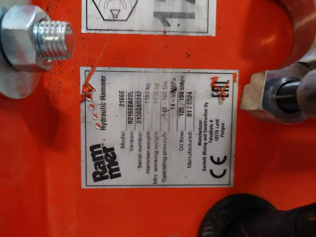 2024 Rammer 2166E - Hidraulinis kūjis: foto 3 2024 Rammer 2166E - Hidraulinis kūjis: foto 3