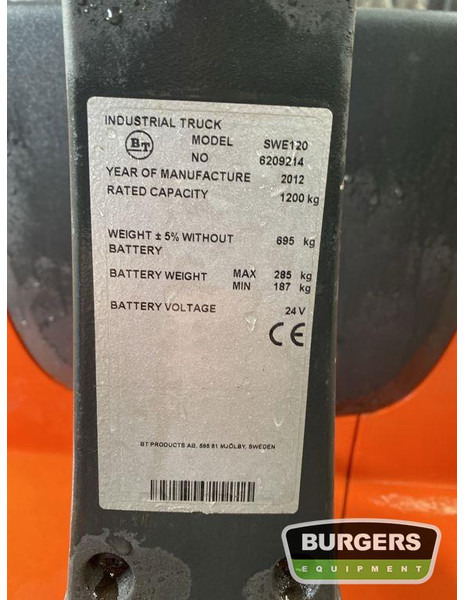 BT SWE120 - Keltuvas: foto 5 BT SWE120 - Keltuvas: foto 5