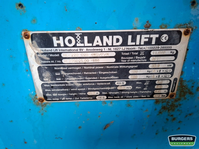 HOLLANDLIFT HL220D25 - Žirklinis keltuvas: foto 4 HOLLANDLIFT HL220D25 - Žirklinis keltuvas: foto 4