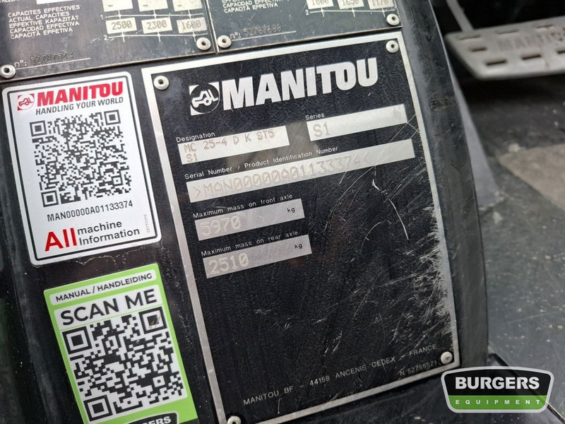 Manitou MC 25-4 D K ST5 S1 Buggy - Dyzelinis krautuvas: foto 5 Manitou MC 25-4 D K ST5 S1 Buggy - Dyzelinis krautuvas: foto 5