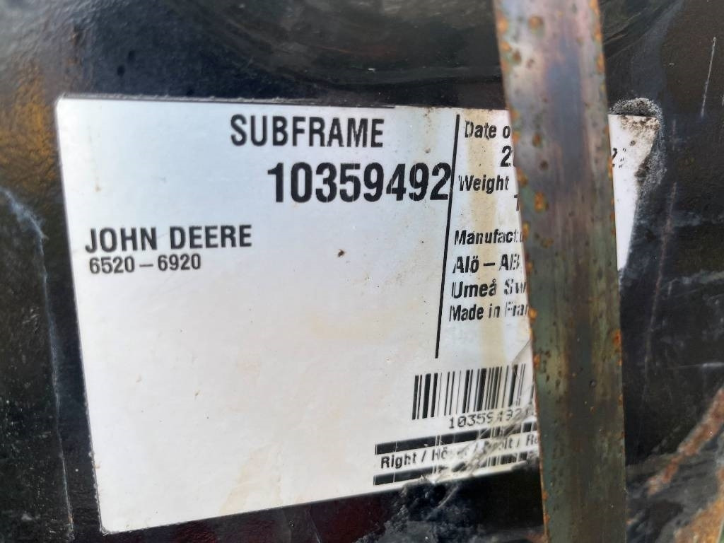 Lastarfäste Quicke Ålö Trima till JD 6520 - 6930 - Traktorius - frontalinis krautuvas: foto 2 Lastarfäste Quicke Ålö Trima till JD 6520 - 6930 - Traktorius - frontalinis krautuvas: foto 2