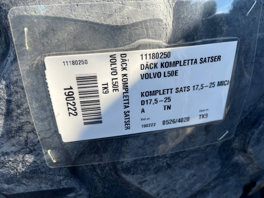 Michelin XHA 15,5-R25 till Volvo L50E C D B - Padanga - Statybinė technika: foto 2 Michelin XHA 15,5-R25 till Volvo L50E C D B - Padanga - Statybinė technika: foto 2