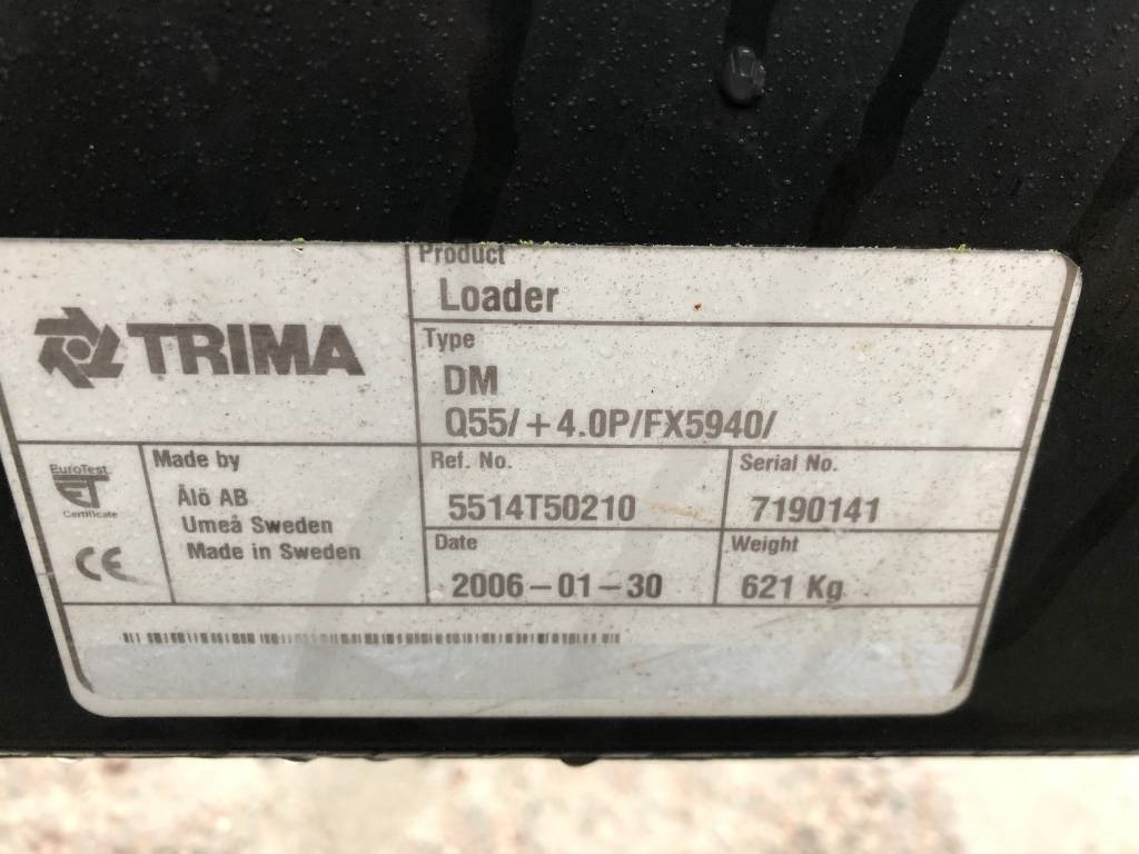 Reservdelar till Trima / Ålö +4,0P lastare - Traktorius - frontalinis krautuvas: foto 3 Reservdelar till Trima / Ålö +4,0P lastare - Traktorius - frontalinis krautuvas: foto 3