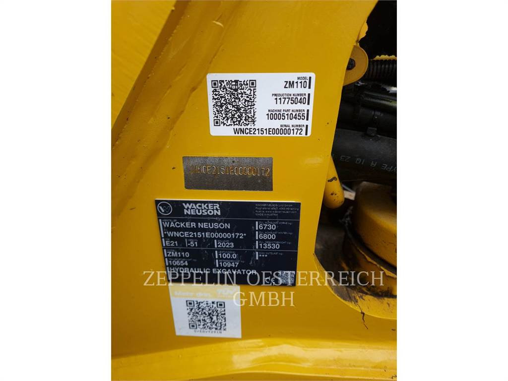 Ratinis ekskavatorius Zeppelin ZM110: foto 6