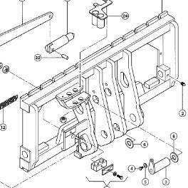 CLAAS TARGO K70 Karetka Dźwigar Narzędzi roboczych 0003148920 00 0314 892 0 - Atsarginės dalys - Krovimo technika: foto 2 CLAAS TARGO K70 Karetka Dźwigar Narzędzi roboczych 0003148920 00 0314 892 0 - Atsarginės dalys - Krovimo technika: foto 2