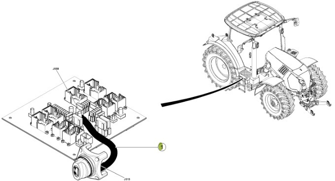 Claas Arion 550-520 650-620 - kabel wiązka elektryczna 0021503042 - Kabeliai/ Laidai - Traktorius: foto 2 Claas Arion 550-520 650-620 - kabel wiązka elektryczna 0021503042 - Kabeliai/ Laidai - Traktorius: foto 2
