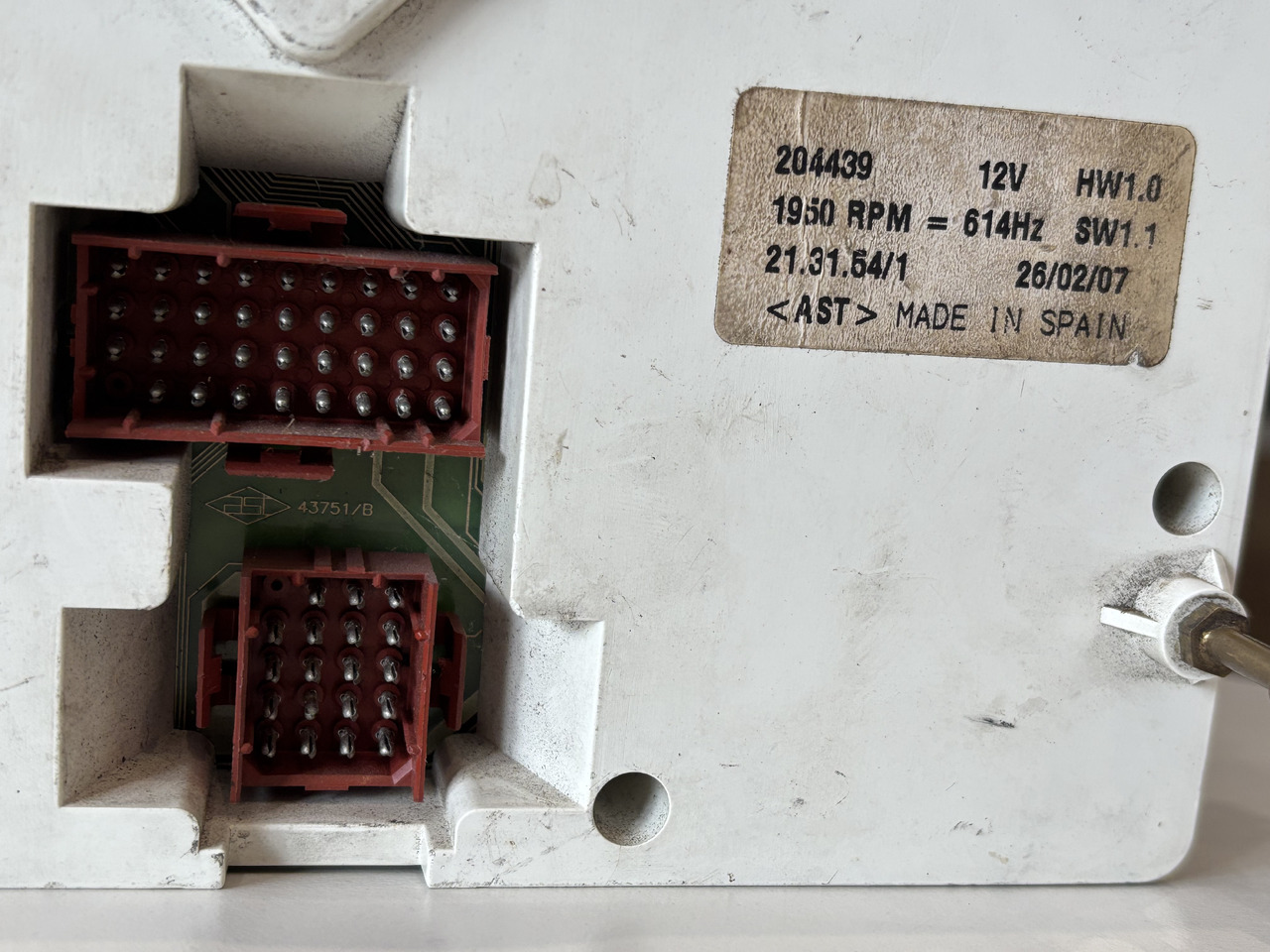 Claas Nectis 204439 00 1143 077 0 0011430770, BIMA7501369 - Prietaisų skydas - Traktorius: foto 3 Claas Nectis 204439 00 1143 077 0 0011430770, BIMA7501369 - Prietaisų skydas - Traktorius: foto 3