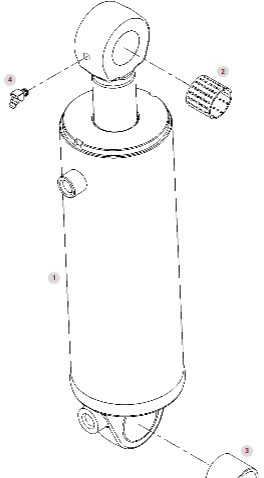 Fendt Vario 1038 1042 1046 1050 GEN 3 Siłownik Cylinder Hydrauliczny G530871200012 - Hidraulinis cilindras - Žemės ūkio technika: foto 1 Fendt Vario 1038 1042 1046 1050 GEN 3 Siłownik Cylinder Hydrauliczny G530871200012 - Hidraulinis cilindras - Žemės ūkio technika: foto 1