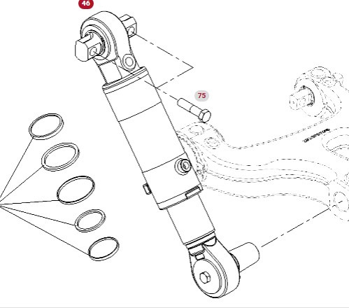 Fendt Vario 1038 1042 1046 1050 GEN 3 Siłownik Cylinder Sprężyny E530300050120 - Pakaba - Žemės ūkio technika: foto 1 Fendt Vario 1038 1042 1046 1050 GEN 3 Siłownik Cylinder Sprężyny E530300050120 - Pakaba - Žemės ūkio technika: foto 1
