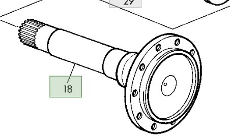 John Deere 6810 6910 Piasta Wrzeciono R105836 R154549 R156481 35 i 46 Z - Ašis ir dalys - Žemės ūkio technika: foto 1 John Deere 6810 6910 Piasta Wrzeciono R105836 R154549 R156481 35 i 46 Z - Ašis ir dalys - Žemės ūkio technika: foto 1