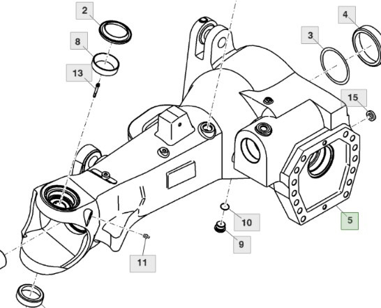 John Deere 7830 Zawieszenie Przedniej Osi Obudowa Pochwa Prawa Lewa R269508 R287723 R259397 - Pakaba - Žemės ūkio technika: foto 1 John Deere 7830 Zawieszenie Przedniej Osi Obudowa Pochwa Prawa Lewa R269508 R287723 R259397 - Pakaba - Žemės ūkio technika: foto 1