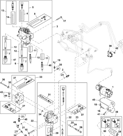 John Deere 9470RX - Pompa RE587113 (Kierowanie) - Stiprintuvo siurblys - Traktorius: foto 1 John Deere 9470RX - Pompa RE587113 (Kierowanie) - Stiprintuvo siurblys - Traktorius: foto 1