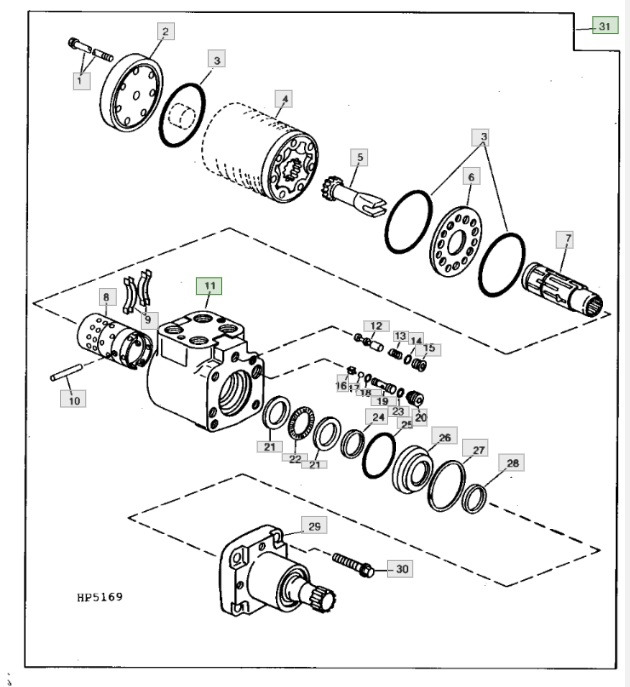 John Deere CTS - pompa wspomagania AH142441 - Stiprintuvo siurblys - Žemės ūkio technika: foto 1 John Deere CTS - pompa wspomagania AH142441 - Stiprintuvo siurblys - Žemės ūkio technika: foto 1
