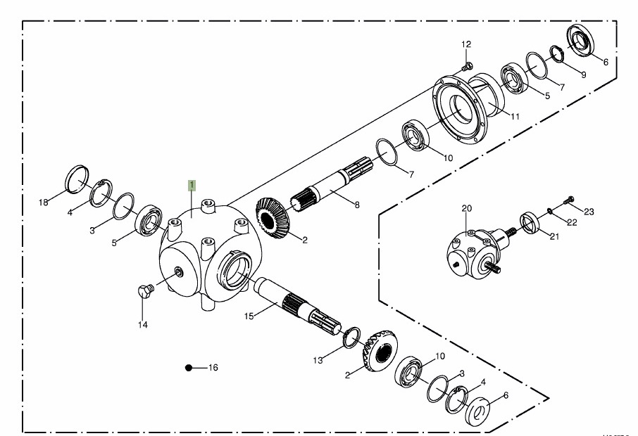 Krone Big M II - skrzynia biegów - wałek skrzyni biegów 009557090 - Pavarų dėžė - Žemės ūkio technika: foto 1 Krone Big M II - skrzynia biegów - wałek skrzyni biegów 009557090 - Pavarų dėžė - Žemės ūkio technika: foto 1
