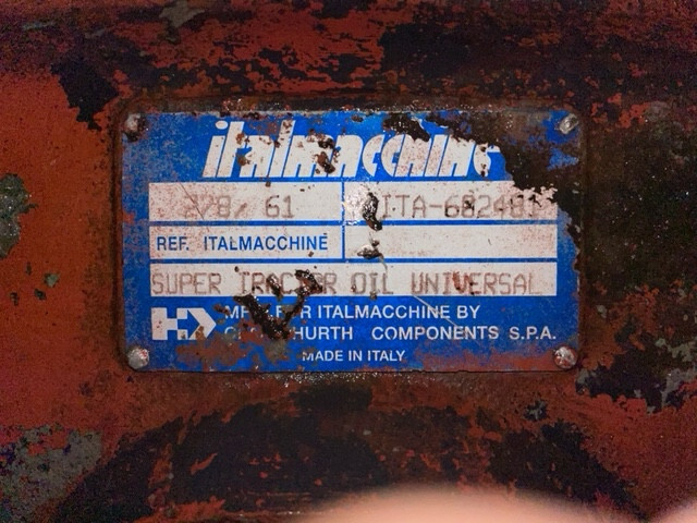 Ašis ir dalys - Žemės ūkio technika Most napędowy Italmacchine 278/61 y-ita-682481: foto 6