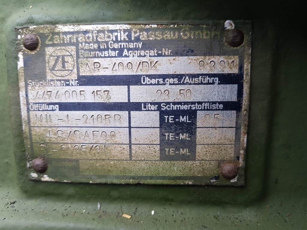 Most napędowy Liebherr AP-409/DK - Ašis ir dalys - Statybinė technika: foto 5 Most napędowy Liebherr AP-409/DK - Ašis ir dalys - Statybinė technika: foto 5