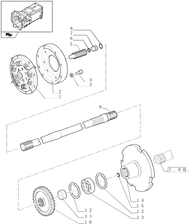 New Holland T6010 Amortyzator 348mm od 87542609 - Sankaba ir dalys - Traktorius: foto 1 New Holland T6010 Amortyzator 348mm od 87542609 - Sankaba ir dalys - Traktorius: foto 1