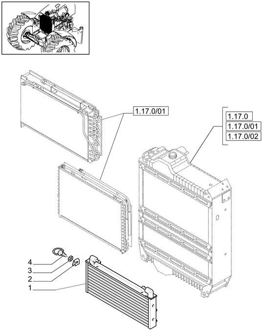 New Holland T6010 Chłodnica oleju 82033781 - Alyvos aušintuvas - Žemės ūkio technika: foto 1 New Holland T6010 Chłodnica oleju 82033781 - Alyvos aušintuvas - Žemės ūkio technika: foto 1