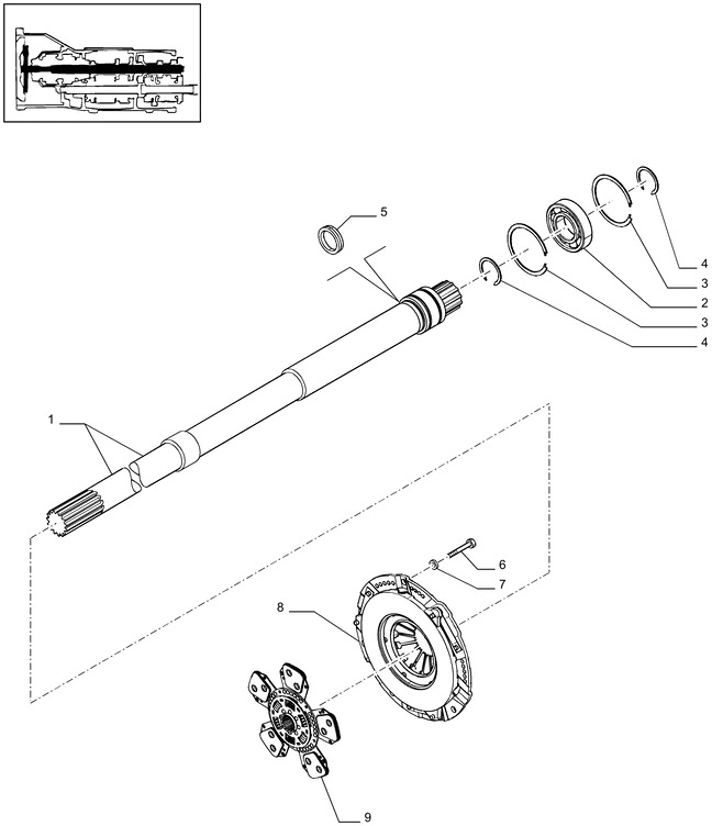 New Holland T6010 Reman-clutch disc 327mm od 5196058R - Sankabos diskas - Traktorius: foto 1 New Holland T6010 Reman-clutch disc 327mm od 5196058R - Sankabos diskas - Traktorius: foto 1