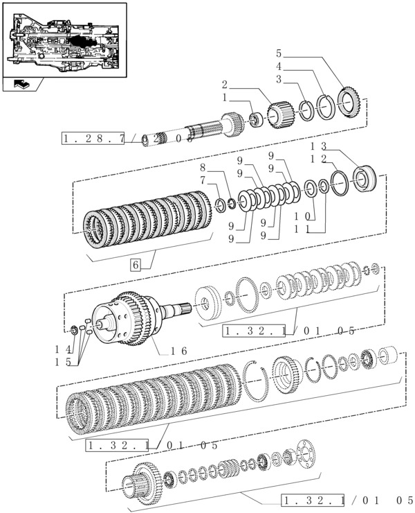 New Holland T6010 Zestaw sprzęgieł 87530793 - Sankaba ir dalys - Traktorius: foto 1 New Holland T6010 Zestaw sprzęgieł 87530793 - Sankaba ir dalys - Traktorius: foto 1