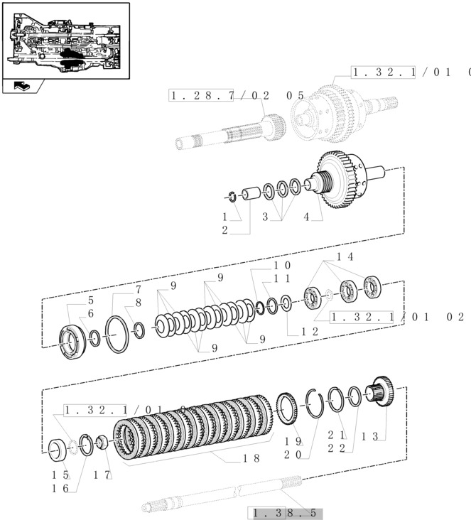 New Holland T6010 Zestaw sprzęgieł 87530794 - Sankaba ir dalys - Traktorius: foto 1 New Holland T6010 Zestaw sprzęgieł 87530794 - Sankaba ir dalys - Traktorius: foto 1