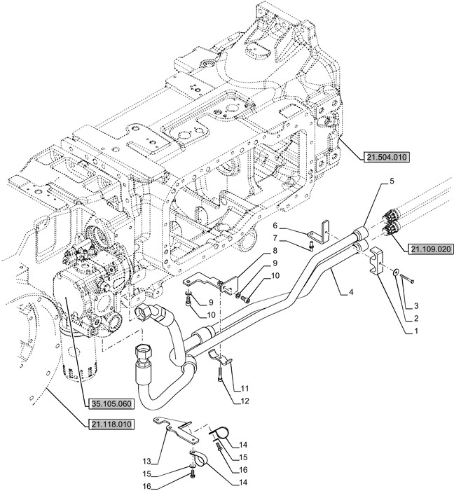 New Holland T6070 Rurka hydrauliczna 48094219 - Hidraulika - Žemės ūkio technika: foto 1 New Holland T6070 Rurka hydrauliczna 48094219 - Hidraulika - Žemės ūkio technika: foto 1
