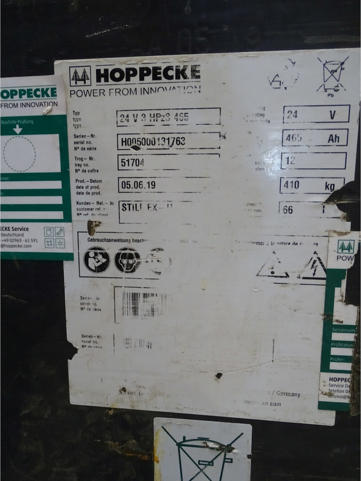 Battery Package 4x Batteries - Akumuliatorius - Krovimo technika: foto 4 Battery Package 4x Batteries - Akumuliatorius - Krovimo technika: foto 4