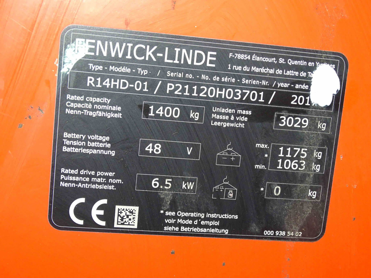 Linde R14HD-01 - Krautuvas su šakėmis: foto 2 Linde R14HD-01 - Krautuvas su šakėmis: foto 2
