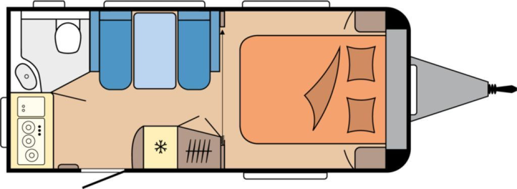 Hobby De Luxe 460 SFf 1500kg. Ambiente, FBH - Prikabinamas namelis: foto 2 Hobby De Luxe 460 SFf 1500kg. Ambiente, FBH - Prikabinamas namelis: foto 2