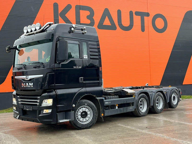 MAN TGX 35.500 8x4*4 PALFINGER 20 ton / L=5700 mm / PLATFORM & BOX NOT INCLUDED ! - Hook-lift sunkvežimis: foto 1 MAN TGX 35.500 8x4*4 PALFINGER 20 ton / L=5700 mm / PLATFORM & BOX NOT INCLUDED ! - Hook-lift sunkvežimis: foto 1