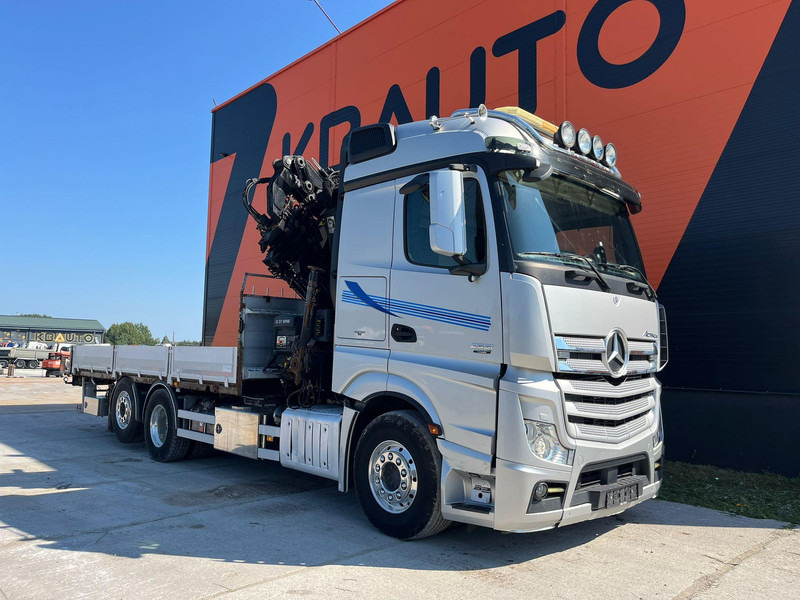 Mercedes-Benz Actros 2551 6x2 HIAB 377-6 HIPRO + JIB / Platform extendable L=6400 -- 7397mm - Platforminis/ Bortinis sunkvežimis, Sunkvežimis su kranu: foto 4 Mercedes-Benz Actros 2551 6x2 HIAB 377-6 HIPRO + JIB / Platform extendable L=6400 -- 7397mm - Platforminis/ Bortinis sunkvežimis, Sunkvežimis su kranu: foto 4