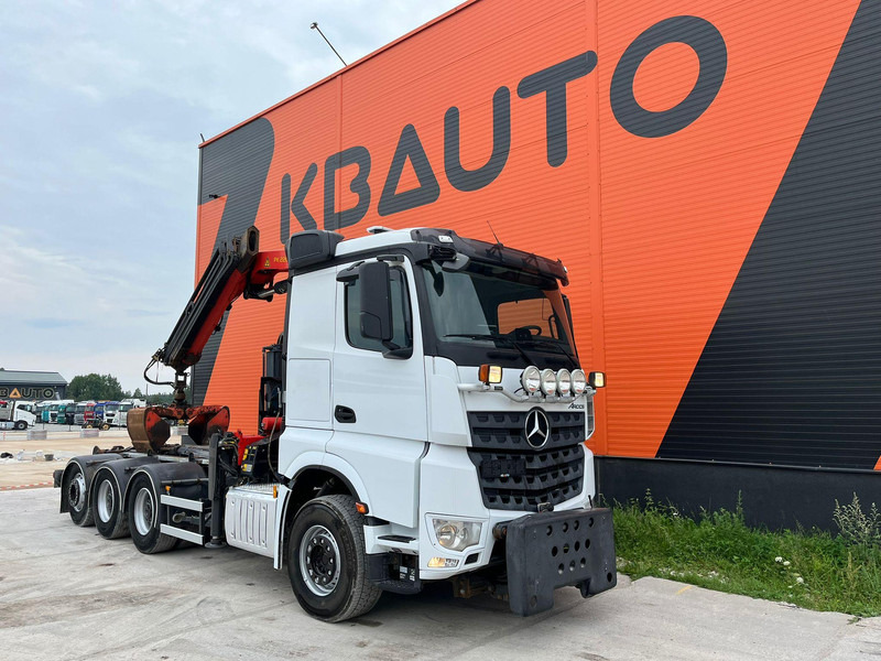 Mercedes-Benz Arocs 3242 8x4 PK22002 / RETARDER / SNOW PLOW EQUIPMENT / GRAPPLE - Hook-lift sunkvežimis, Sunkvežimis su kranu: foto 4 Mercedes-Benz Arocs 3242 8x4 PK22002 / RETARDER / SNOW PLOW EQUIPMENT / GRAPPLE - Hook-lift sunkvežimis, Sunkvežimis su kranu: foto 4