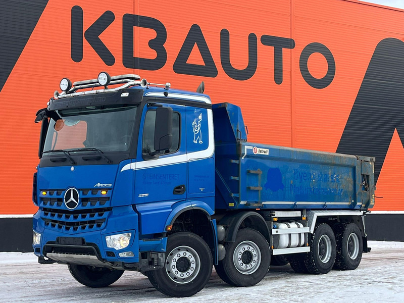 Mercedes-Benz Arocs 3251 8x4 RETARDER / FULL STEEL / BOX L=5571 mm - Savivartis sunkvežimis: foto 1 Mercedes-Benz Arocs 3251 8x4 RETARDER / FULL STEEL / BOX L=5571 mm - Savivartis sunkvežimis: foto 1