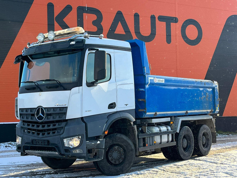 Mercedes-Benz Arocs 3351 6x4 RETARDER / FULL STEEL / BOX L=4719 mm - Savivartis sunkvežimis: foto 1 Mercedes-Benz Arocs 3351 6x4 RETARDER / FULL STEEL / BOX L=4719 mm - Savivartis sunkvežimis: foto 1