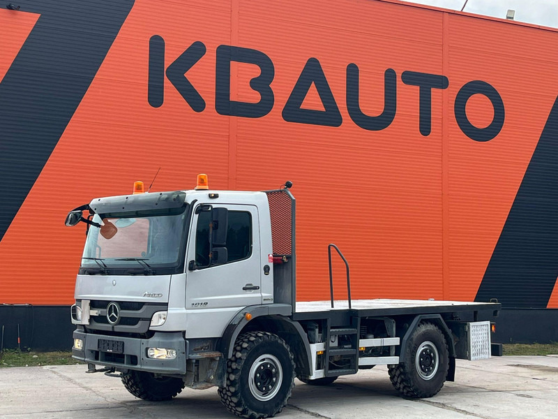 Mercedes-Benz Atego 1018 4x4 ONLY 32281 km ! / FULL STEEL / DRUM BRAKES - Platforminis/ Bortinis sunkvežimis: foto 1 Mercedes-Benz Atego 1018 4x4 ONLY 32281 km ! / FULL STEEL / DRUM BRAKES - Platforminis/ Bortinis sunkvežimis: foto 1