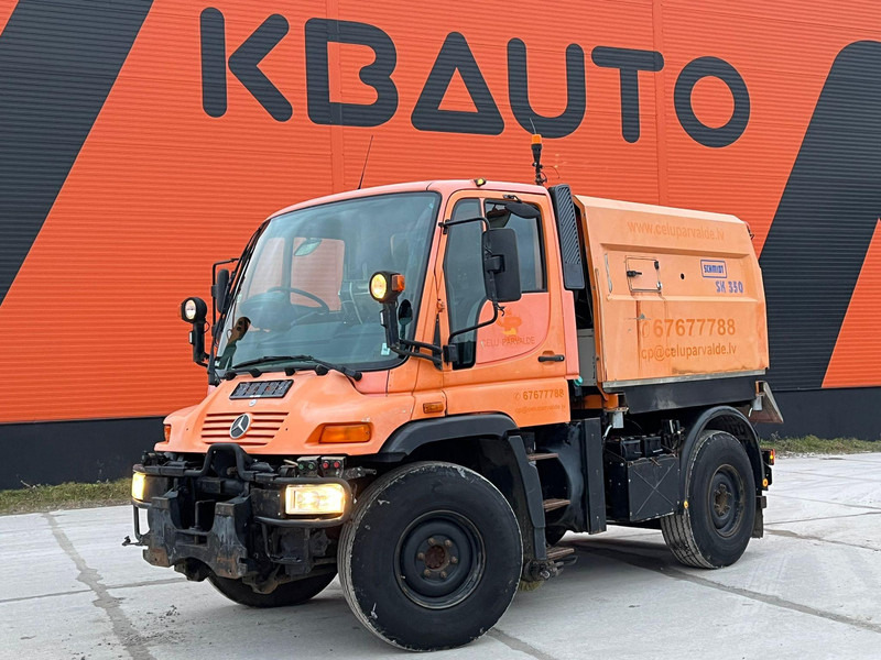 Mercedes-Benz UNIMOG U 300 4x4 TRILETY SK / 6918 hours - Gatvių šlavimo mašina: foto 1 Mercedes-Benz UNIMOG U 300 4x4 TRILETY SK / 6918 hours - Gatvių šlavimo mašina: foto 1