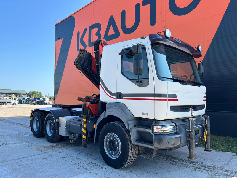 Renault 420 DCI 6x4 FULL STEEL / PK32080 - Platforminis/ Bortinis sunkvežimis, Sunkvežimis su kranu: foto 4 Renault 420 DCI 6x4 FULL STEEL / PK32080 - Platforminis/ Bortinis sunkvežimis, Sunkvežimis su kranu: foto 4