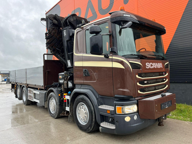Scania G 450 8x2*6 HIAB 622E-8 + JIB / PLATFORM L=6715 mm - Platforminis/ Bortinis sunkvežimis, Sunkvežimis su kranu: foto 4 Scania G 450 8x2*6 HIAB 622E-8 + JIB / PLATFORM L=6715 mm - Platforminis/ Bortinis sunkvežimis, Sunkvežimis su kranu: foto 4