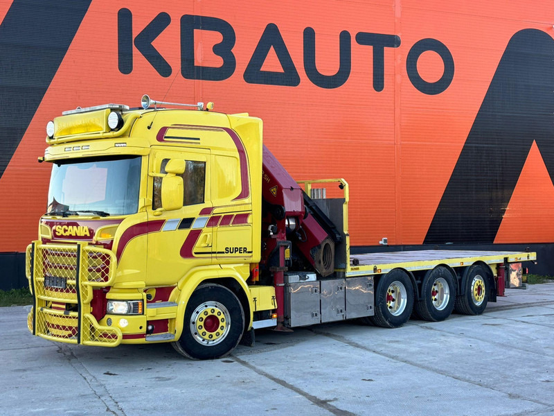 Scania G 490 8x4*4 PK 65002 SH / JIB CONNECTION / PLATFORM L=6301-7499 mm - Platforminis/ Bortinis sunkvežimis, Sunkvežimis su kranu: foto 2 Scania G 490 8x4*4 PK 65002 SH / JIB CONNECTION / PLATFORM L=6301-7499 mm - Platforminis/ Bortinis sunkvežimis, Sunkvežimis su kranu: foto 2