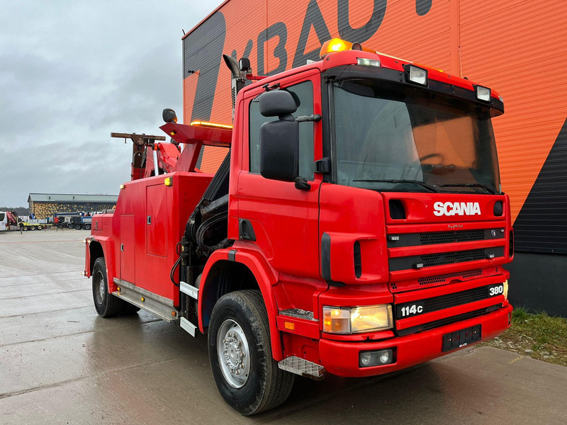 Scania P 114 4x4 BRO WRECKER / 2x WINCH 10 + 30 ton / CRANE Hiab 102-s-2 - Evakuatorius: foto 4 Scania P 114 4x4 BRO WRECKER / 2x WINCH 10 + 30 ton / CRANE Hiab 102-s-2 - Evakuatorius: foto 4