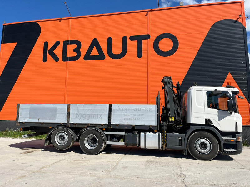 Scania P 340 6x2 HIAB 135-4 / PLATFORM L=6171 mm - Platforminis/ Bortinis sunkvežimis, Sunkvežimis su kranu: foto 5 Scania P 340 6x2 HIAB 135-4 / PLATFORM L=6171 mm - Platforminis/ Bortinis sunkvežimis, Sunkvežimis su kranu: foto 5