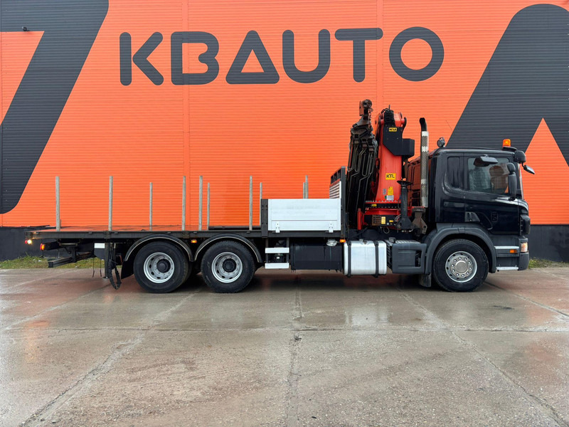Scania P 380 6x2 PK 44002 + WINCH / PLATFORM L=6090 mm - Platforminis/ Bortinis sunkvežimis, Sunkvežimis su kranu: foto 5 Scania P 380 6x2 PK 44002 + WINCH / PLATFORM L=6090 mm - Platforminis/ Bortinis sunkvežimis, Sunkvežimis su kranu: foto 5