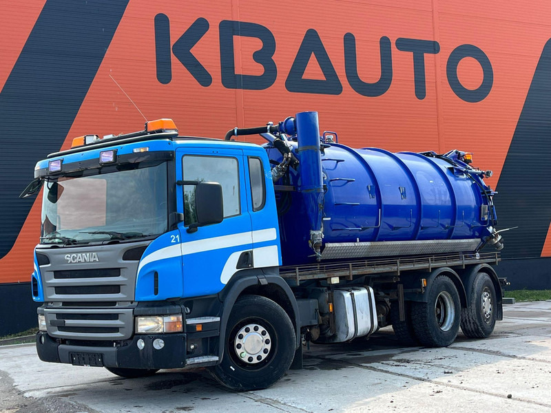 Scania P 420 6x2*4 ADR TANK INTERCONSULT 14230 l / VACUUM Pagani MEC 8000 year 2017 - Asenizatorius: foto 1 Scania P 420 6x2*4 ADR TANK INTERCONSULT 14230 l / VACUUM Pagani MEC 8000 year 2017 - Asenizatorius: foto 1