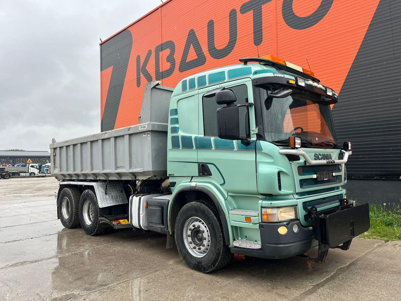 Scania P 420 6x4 UNDERBODY SCRAPER / RETARDER / BOX L=4947 mm - Savivartis sunkvežimis: foto 4 Scania P 420 6x4 UNDERBODY SCRAPER / RETARDER / BOX L=4947 mm - Savivartis sunkvežimis: foto 4